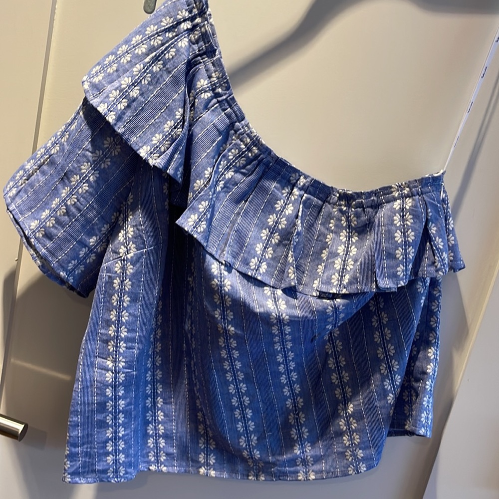 Splendid cotton one shoulder top